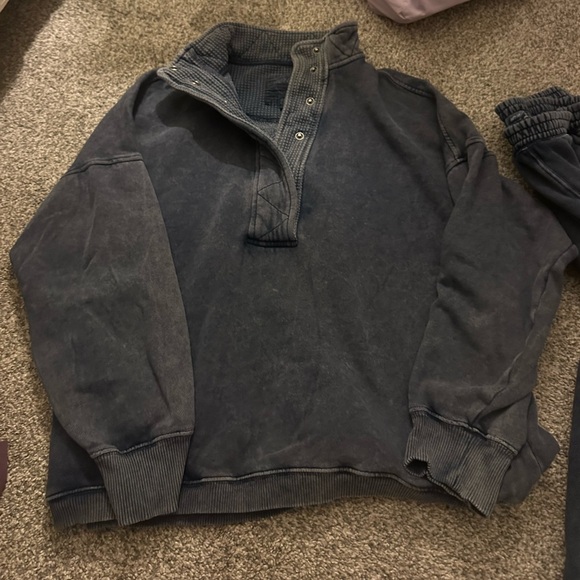 Aerie Navy sweat set - Picture 3 of 4